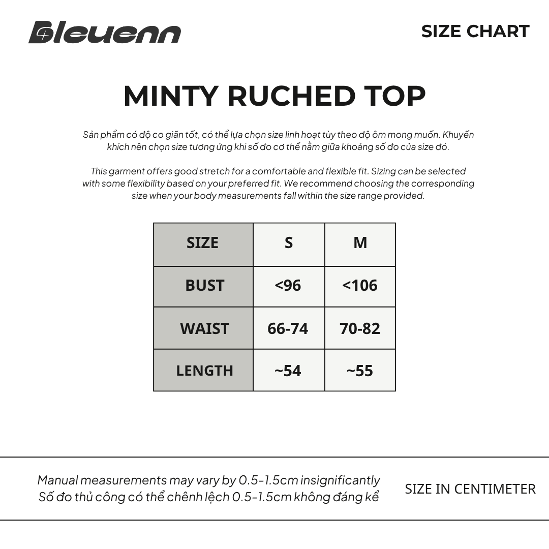 bảng size