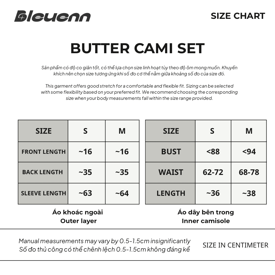 bảng size