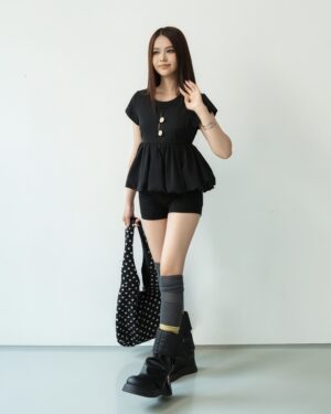 ÁO BÍ CÀI NÚT TWIN BUTTON TOP