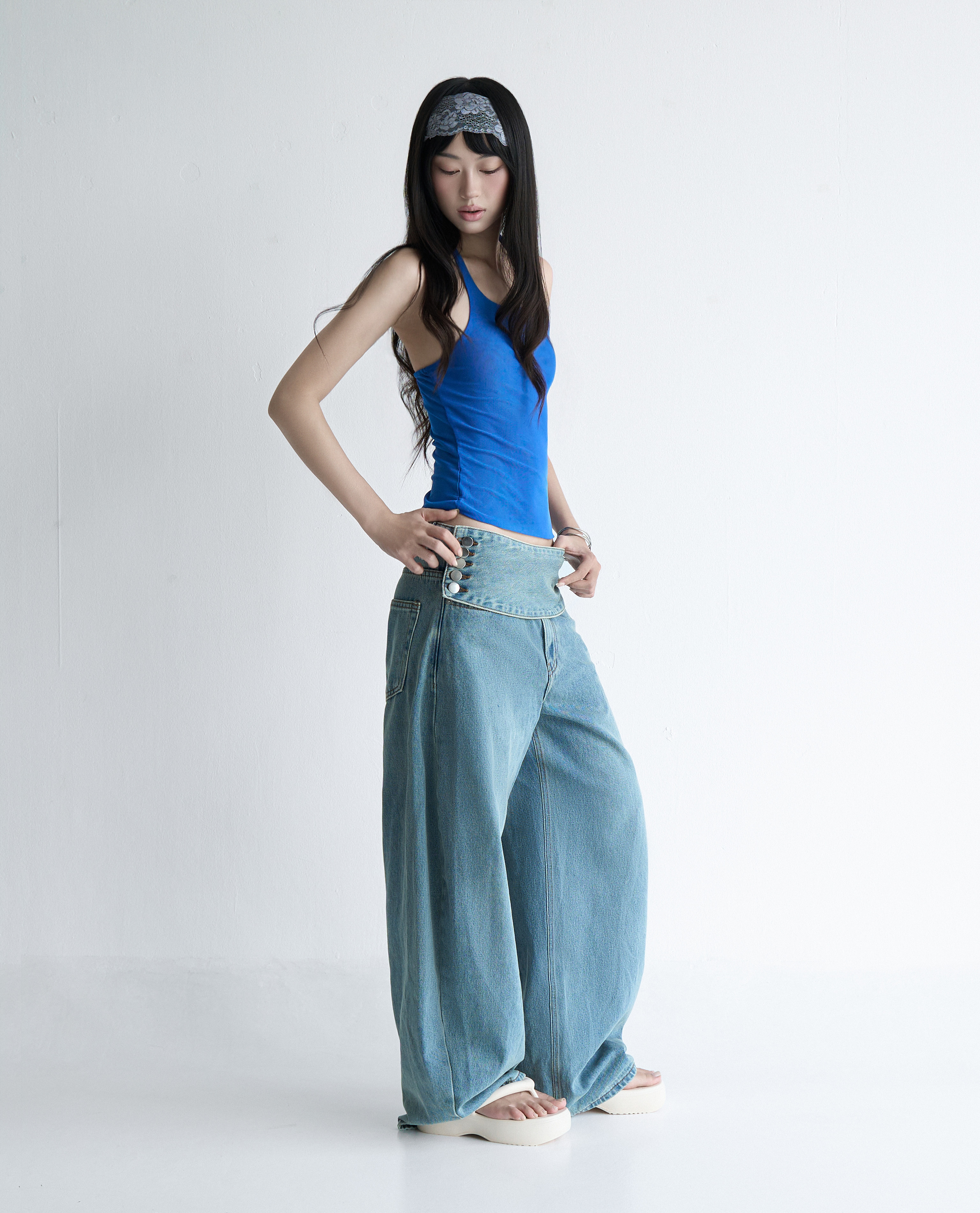 ÁO BLUE CAMI TOP - Ảnh 2
